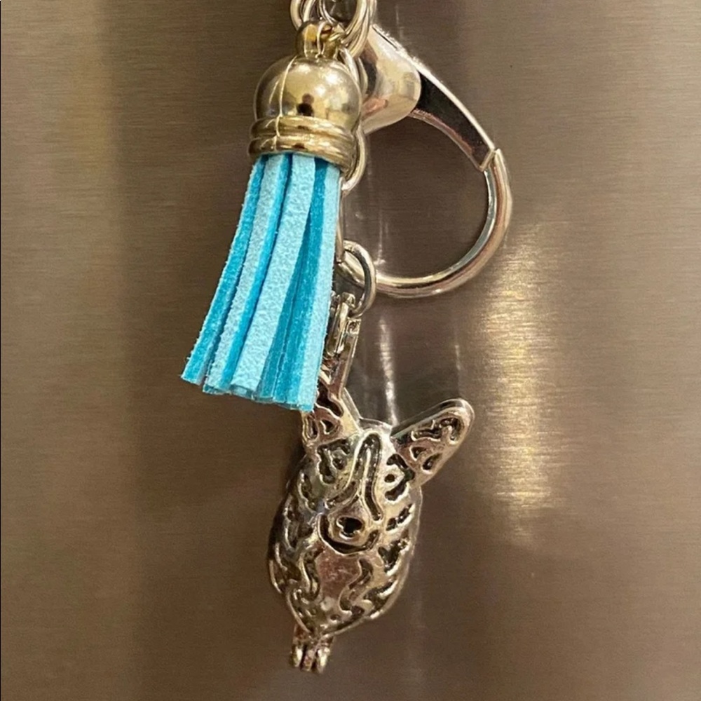Corgi pendant keychain